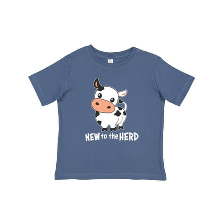 

Inktastic New to the Herd- Cute Cow Gift Baby Boy or Baby Girl T-Shirt