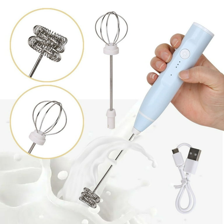 Electric Milk Coffee Frother USB Whisk Egg Beater Handheld Drink Frappe  Mixer