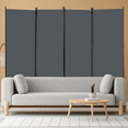 thumbnail image 3 of Gaildon 84”W×67”H 4-Pane Portable Folding Privacy Room divider,Grey, 3 of 6