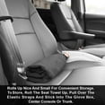 thumbnail image 3 of Trianu Waterproof Car Seat Cover Sweat Towel for Trucks SUV Car Seat Protector Universal Car Accessories (Gray), 3 of 9