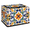 Multicolor 3, variant on CURLYOOT Floral Paisley Storage Bin with Zipper Lid Foldable Storage Basket Box Mandala Clothes Organizer Container for Closet, Shelf, Bedroom, Home Decor