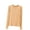 Beige, variant on Crew Neck Long Sleeve T-Shirt for Women Fall/Winter Comfy Basic Layer Undershirts Tops