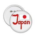 thumbnail image 1 of Japan National Flag Red Pattern Round Pins Badge Button Emblem Accessory Decoration 5pcs, 1 of 2
