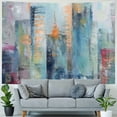 thumbnail image 4 of Awpe Wall Hanging City Art Skyline Tapestry Painting, 4 of 6