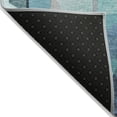 thumbnail image 5 of Addison Rugs Chantille Indoor/Outdoor Transitional Abstract Teal Machine Washable Rectangle Rug, 5' x 7'6", 5 of 7