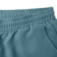 thumbnail image 6 of ctdiral Mens Linen Casual Shorts Elastic Waisted Drawstring Beach Shorts Solid Color Loose Fit Cargo Shorts Multi Pockets Lounge Shorts, 6 of 7