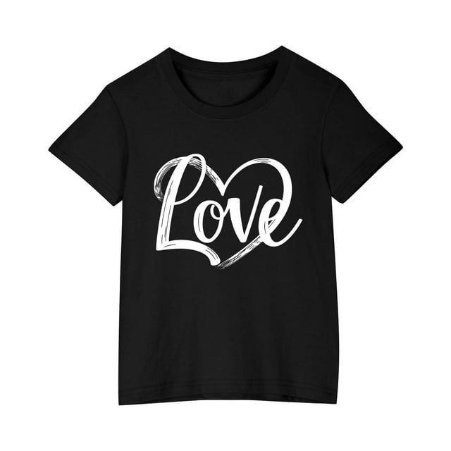 Zpanxa Chemises Filles T-Shirt à Imprimé d'Halloween Col Rond Manches Courtes Haut Mode en Coton 9 Ans