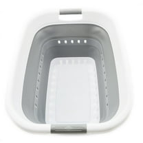 SAMMART 37L (9.77 gallon) Collapsible Plastic Laundry Basket - Foldable Pop Up Storage Container / Organizer - Portable Washing Tub - Space Saving Hamper / Basket