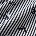thumbnail image 5 of VBVC Women's and Women's Plus Button Down Shirt , Ladies' Short Sleeve Smock Tunic Top , Striped Babydoll Summer Flowy Blouse For Women, Black , S-5XL, 5 of 6