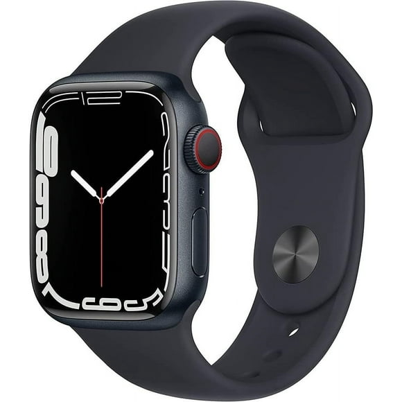 Reacondicionado Apple Watch Series 7 Aluminum 41 mm (GPS + Cellular) Negro Medianoche (Grado A)