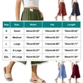 thumbnail image 4 of VBVC Women's High Waisted Cotton-Linen Capri Pants,Drawstring Lace Trim Casual Trousers,Lightweight Summer Wide Leg Pants with Pockets,Army Green,S-2XL, 4 of 9