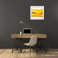 thumbnail image 3 of Paschke, Chris 15x15 White Modern Wood Framed Museum Art Print Titled - Yellowscape II, 3 of 4