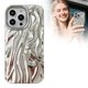 thumbnail image 1 of Teléfono con textura plisada 3D para iPhone/ Funda elegante y protectora, 1 of 7