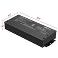 thumbnail image 3 of Transformador EMITEVER 300W regulable 110-277V a 24V CC IP67, 3 of 9