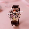 thumbnail image 2 of Hello Kitty Sanrio Kuromi reloj infantil dibujos animados brillo reloj electrónico número puntero reloj de cuarzo regalo para niños, 2 of 3