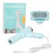 thumbnail image 1 of Secador de pelo para mascotas, peine ajustable con temperatura, masaje, aseo, soplador de pelo para mascotas con cepillo rebanador para gatos, perros, enchufe europeo azul de 220V, 1 of 5