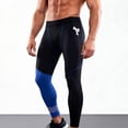 thumbnail image 4 of ZACPNCV Mens Athletic Base Layer Tights Compression Pants Breathable Moisture Wicking Workout Running Gym Leggings, 4 of 6