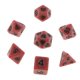 thumbnail image 3 of Juegos de dados poliédricos Juego De Dados De Acrílico Poliédrico De 7 Piezas Juego De Mesa Juegos De Fiesta Rojo Rojo Magideal Juegos de dados poliédricos, 3 of 7