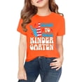 thumbnail image 4 of Gbsyewxs Kids Boys T-Shirts Short Sleeve Letter Graphic Tshirts For Boys Crew Neck Casual Children Tees Size 5-6 Years Orange, 4 of 7