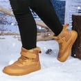 thumbnail image 5 of NOKIO Kids Wide-Toe Box Winter Boots Fau𝗑 F𝗎r Lined Hook-and Loop Closure Textile Upper Flexible Drop Non‑Slip Sole Comfortable Cold Weather Footwear for Boys Girls, 5 of 7