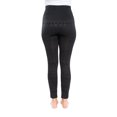 thumbnail image 3 of MUK LUKS Women's 4" High Waisted Fleece Lined Leggings, 3 of 4