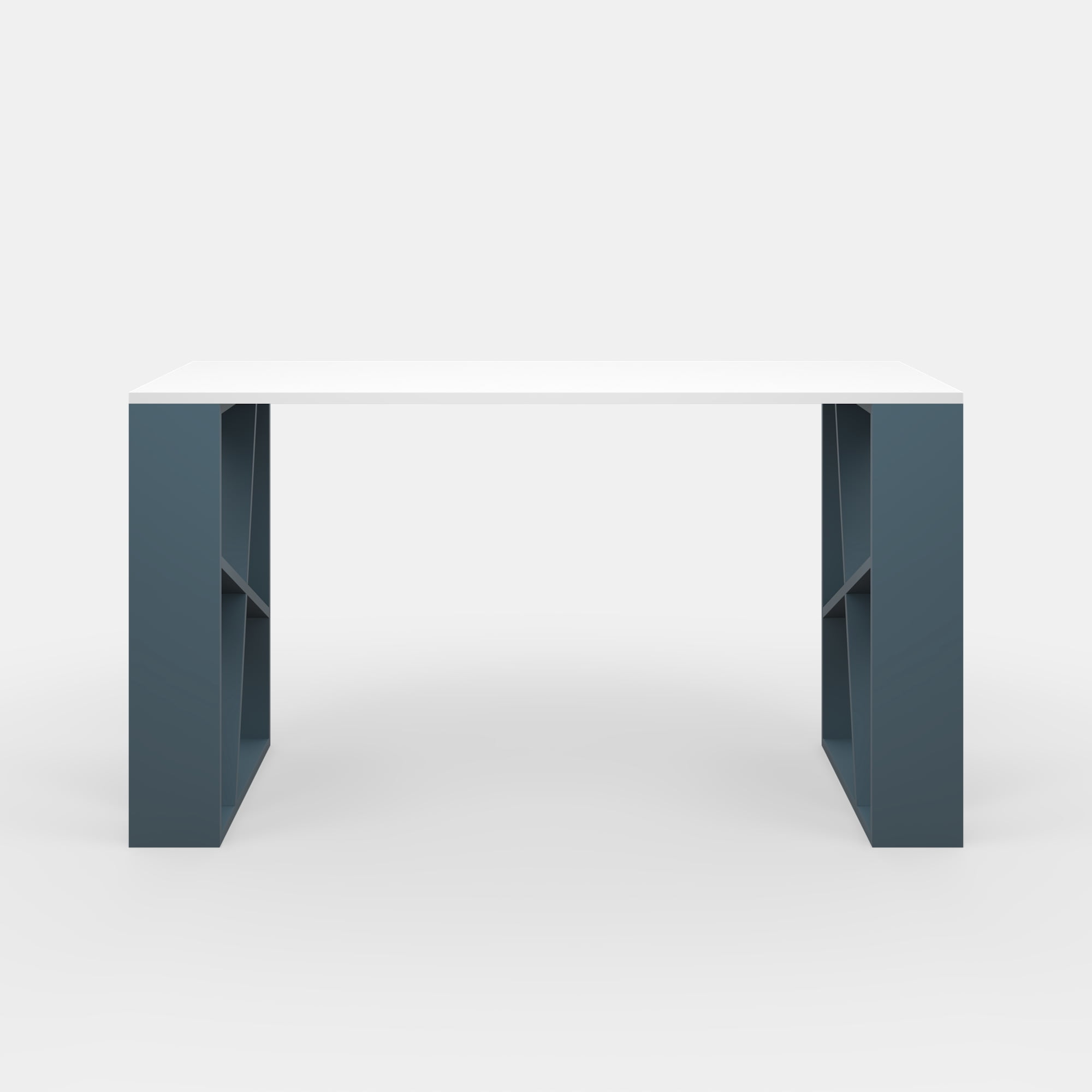 Ada Home Decor Furniture 2 Tier White Turquoise Brian Modern Desk