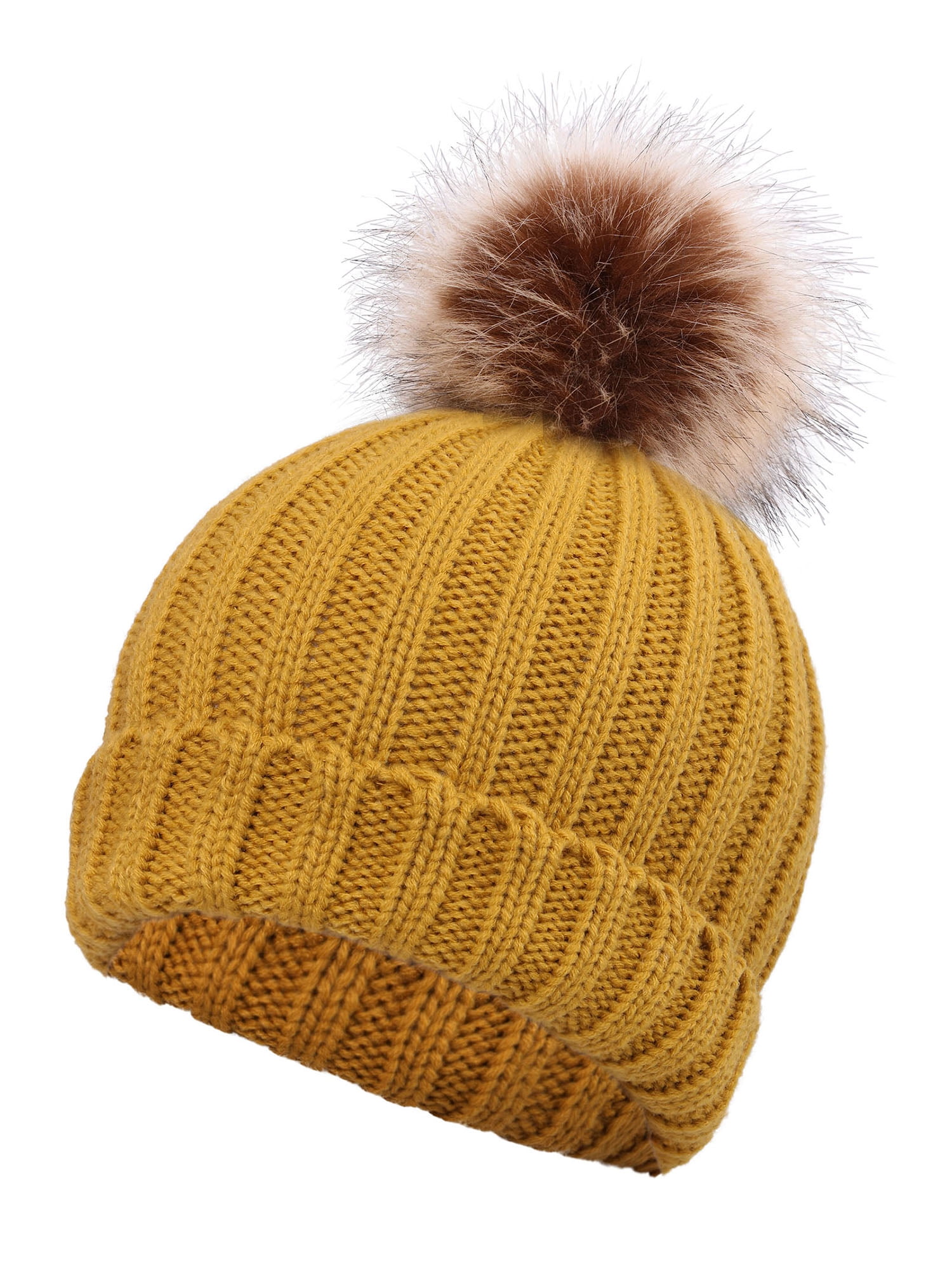yellow beanie hat
