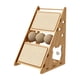 thumbnail image 1 of Rascador para gatos con soportes de madera maciza para proteger paredes y sofás. con pelota, 1 of 9