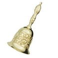 thumbnail image 1 of Hand Bells Hand Table Bell Metal Hand Bell Retro Hand-Cranked Bell Bar Hotel, 1 of 7
