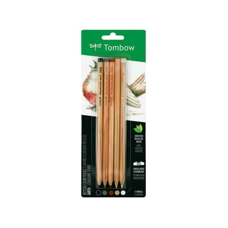 Tombow Color Pencil Set Recycle Earth 5pc