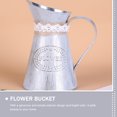 thumbnail image 4 of Miangastore Flower Vase Unique Iron Silver Rustic Design Family Friends 1Pcs, 4 of 9