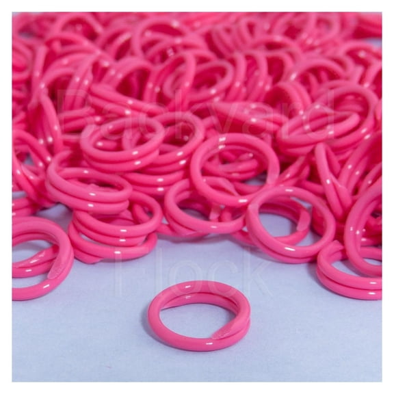 Pack Spiral Chicken Poultry Leg Bands Rings - #11 11/16" size - Color