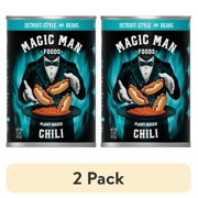 (2 pack) Magic Man Chili – Plant‑Based Detroit Style No Bean Chili, 15 oz Can, Vegan, Gluten free, Soy free, Seed Oil free