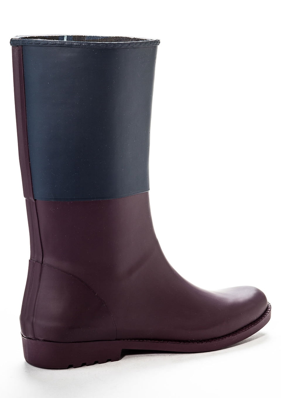 burgundy rain boots