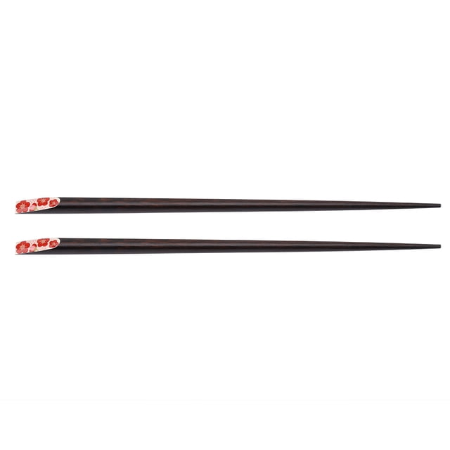 Palillos reutilizables, 1 par de palillos de madera japoneses Palillos de rendimiento impulsados