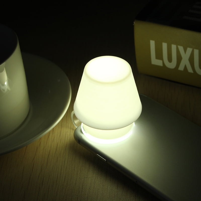 Cell Phone Stand And Night Light 2in1 Silicone Soft Mini Lampshade