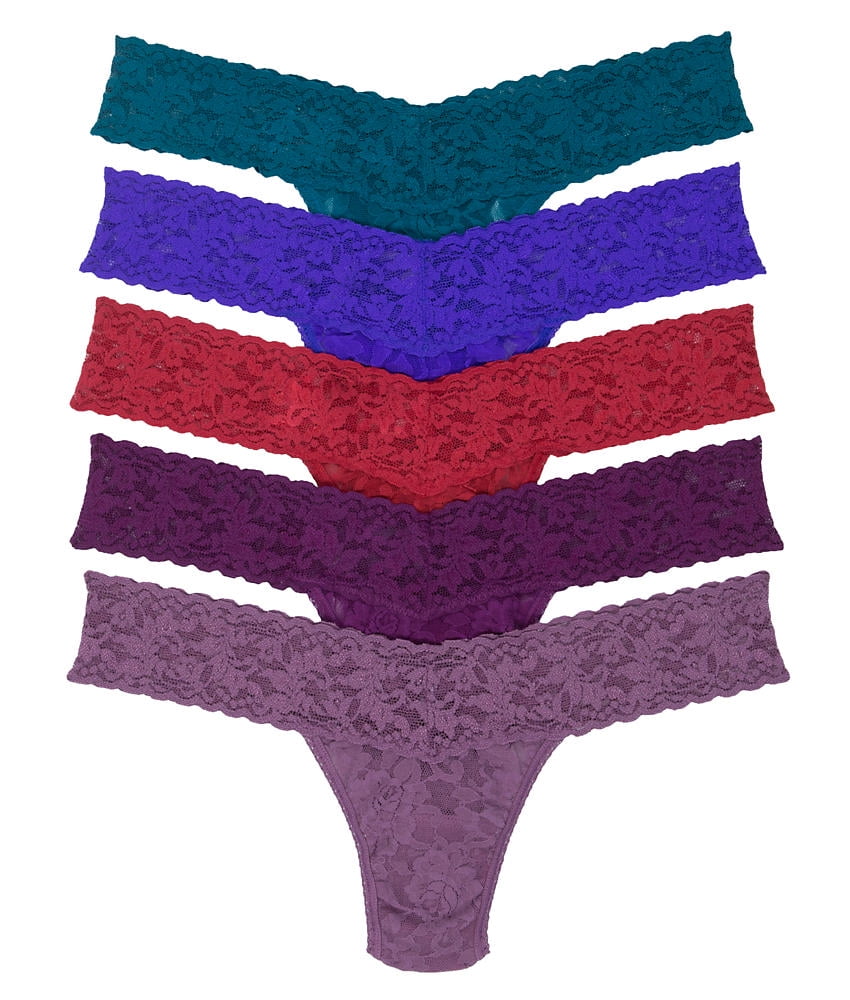 Hanky Panky Hanky Panky Womens Signature Lace Low Rise Thong 5Pack