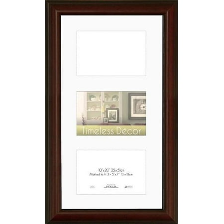 - Timeless Frames 78114 Huntley Cherry Wall Frame, 10 x 20 in.