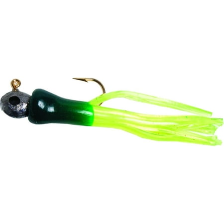 Betts 54-3-3-8 1/32-Ounce Mini Tube Jig Green and Chartreuse Finish