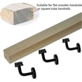 thumbnail image 5 of 6 Pcs Stainless Steel Stair Handrail Bracket, Heavy Duty Stair Rail Support, Railing Brackets For F, 5 of 5