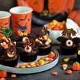 thumbnail image 3 of Halloween Cupcake Toppers 1 Inch to 2 Inch 6 Pack Halloween Cake Decorations for Halloween Party Decor Halloween Party Supplies for Halloween Birthday Student Shower Events, 3 of 5