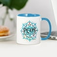 thumbnail image 3 of CafePress - PCOS Lotus Mug - 11 oz Ceramic Mug - Novelty Coffee Tea Cup, 3 of 4