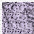 thumbnail image 4 of Soimoi Purple Cotton Poplin Fabric Dream Chaser Text Fabric Prints By Yard 56 Inch Wide, 4 of 5
