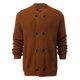 thumbnail image 5 of Gibobby Suéteres para hombre Suéter de punto con cuello de chal para hombre, ajuste regular, con botones(Marrón,CH), 5 of 5