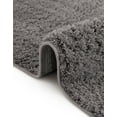 thumbnail image 7 of Unique Loom Studio Solid Shag Collection Area Rug - Sky (2' x 6' 9" Runner Dark Gray/Gray), 7 of 7