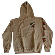 Serpent Skull Men's Gold Hoodie (Medium)