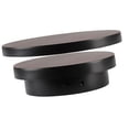thumbnail image 4 of Soporte de exhibición giratorio, plato giratorio eléctrico USB, accesorios para fotos de 360 grados, soporte expositor para joyería, reloj cosmético Funda negra de 20 cm., 4 of 8