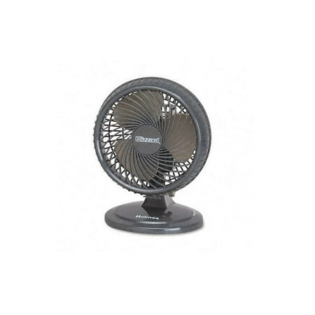 Holmes HAOF87BLZ-UC Lil' Blizzard 8 Inch Two-Speed Oscillating Personal Table Fan- Plastic- Black