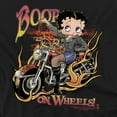 thumbnail image 2 of Betty Boop - On Wheels Adult Regular Fit T-Shirt - Adult Regular Fit T-Shirt / S / Black, 2 of 7