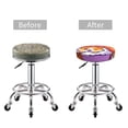 thumbnail image 6 of Lsque Corgi In Sushi Roll Round Bar chair cushion covers Velvet Fabric Premium Comfort Protects from Scratches and Stains for 14-17 Inch Chair- 12 inch, 6 of 7